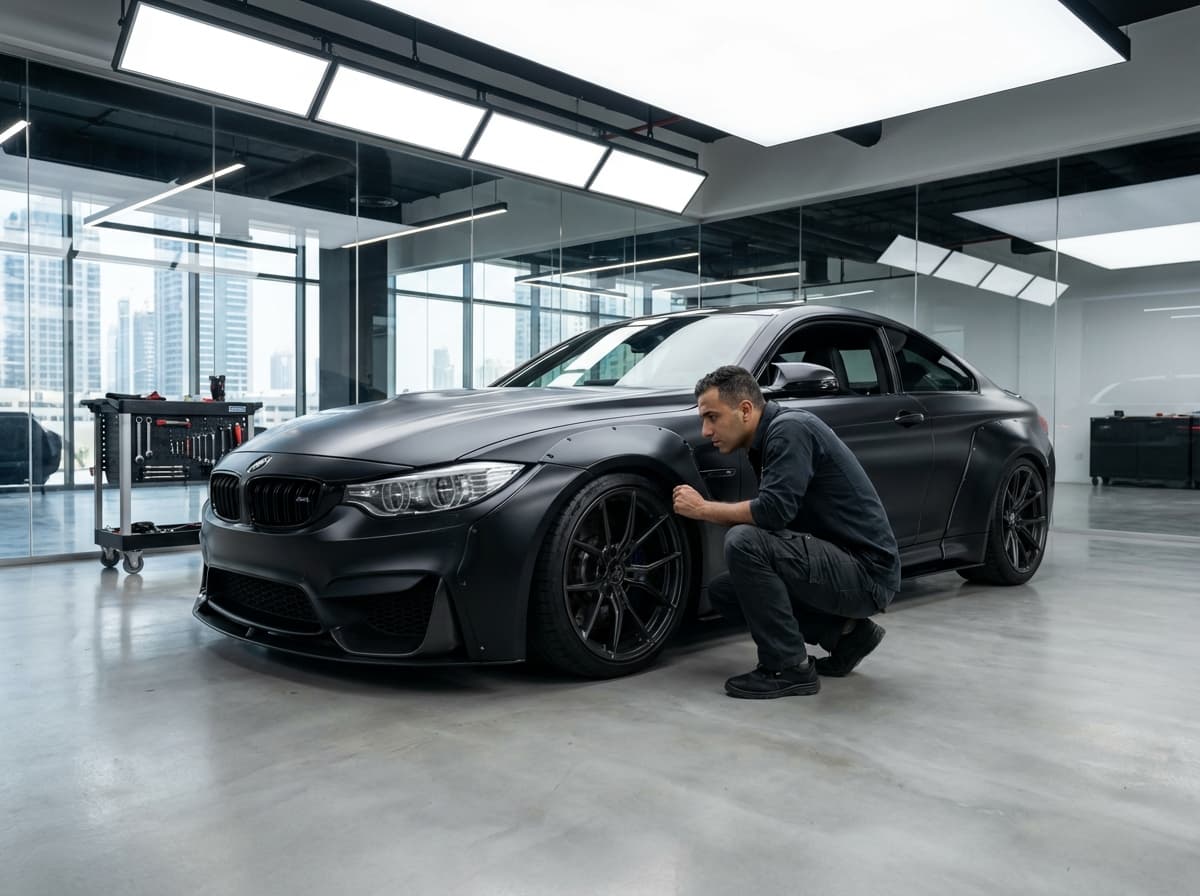 Car Modification at DentGuy workshop in Dubai